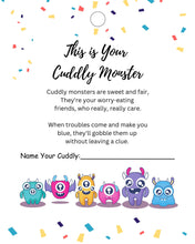 Load image into Gallery viewer, Cuddly Monster Gift Tags
