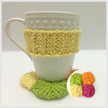 Load image into Gallery viewer, Cup Cozy and Coaster Pattern