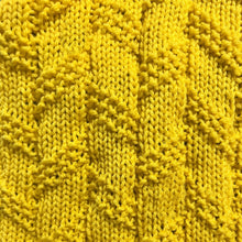 Load image into Gallery viewer, Diagonal Moss Stripe Stitch Pattern
