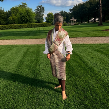 Load image into Gallery viewer, Diamond Lace Loop Shawl Pattern