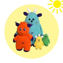 Load image into Gallery viewer, Sarahs Cuddly Monster Doll Bunch Pattern