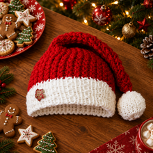 Load image into Gallery viewer, Santa Hat Slouchy Beanie for Men or Women Pattern