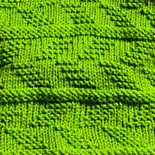 Load image into Gallery viewer, Modified Alternating Welted Leaf Stitch Pattern