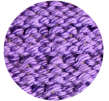 Load image into Gallery viewer, Loom Knit Andalusian Stitch Pattern Reverse Side