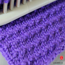 Load image into Gallery viewer, Loom Knit Andalusian Stitch Pattern Copyright Loomahat