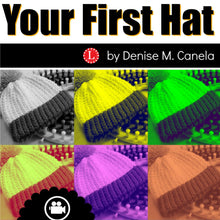 Load image into Gallery viewer, Beginner Easy Loom Knit Hat Pattern with Video Tutorial by Loomahat Copyright
