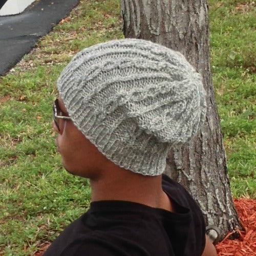 Chain Links Cable Stitch Hat Pattern