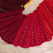 Load image into Gallery viewer, Large Double Eyelet Infinity Scarf Pattern
