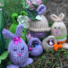 Load image into Gallery viewer, Easter Egg Bunny with Basket Pattern