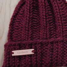 Load image into Gallery viewer, Easy Rib Stitch Hat Pattern