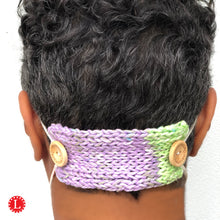 Load image into Gallery viewer, Loom knit Face mask pattern