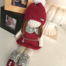 Load image into Gallery viewer, Loom Knit Ballerina Fashionista Doll Project Pattern. Made on a 24 peg round loom