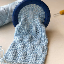 Load image into Gallery viewer, Garter Stitch Rectangles Stitch Pattern Flat and in the Round