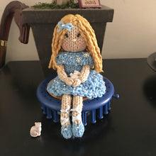 Load image into Gallery viewer, Loom knit Ballerina Doll Toy 24-pegs Copyright Loomahat 
