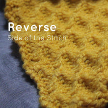 Load image into Gallery viewer, Loom Knit Bubble Stitch Pattern with Video Tutorial by Loomahat Copyright