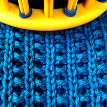Load image into Gallery viewer, Basket Rib Stitch aka Speckled Slip Stitch Pattern