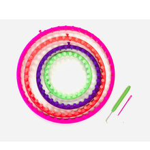 Load image into Gallery viewer, Loops and Threads Knitting Looms Sets 24 31 36 41 Pegs with Free Loomahat Pattern