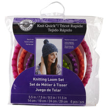 Load image into Gallery viewer, Loops and Threads Knitting Looms Sets 24 31 36 41 Pegs with Free Loomahat Pattern