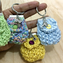 Load image into Gallery viewer, Loom Knit Lipstck Cozy Mini Bag Purse Copyright Loomahat