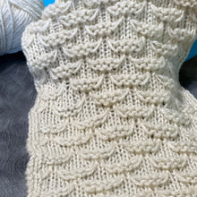 Load image into Gallery viewer, Mock Honeycomb with Purl Stitch Pattern