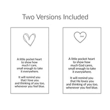 Load image into Gallery viewer, Pocket Heart Hug Pattern and Tags