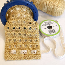 Load image into Gallery viewer, Loom Knit The Ridged Ribbon Stitch by Loomahat