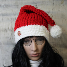 Load image into Gallery viewer, Santa Hat Slouchy Beanie for Men or Women Pattern
