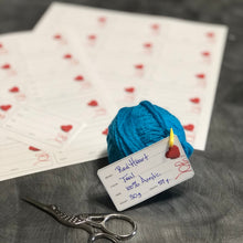 Load image into Gallery viewer, Scrap Yarn Mini Printable Tags Labels