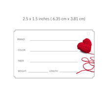 Load image into Gallery viewer, Scrap Yarn Mini Printable Tags Labels