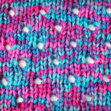 Load image into Gallery viewer, Staggered Eyelet Stitch Pattern