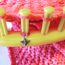 Load image into Gallery viewer, Knitting Looms Band Stitch Markers Copyright Loomahat