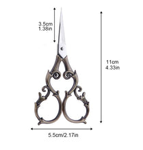 Load image into Gallery viewer, Vintage Style Curly Handle Scissors