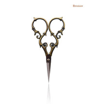 Load image into Gallery viewer, Elaborate Floral Handle Embroidery Scissors  Bronze