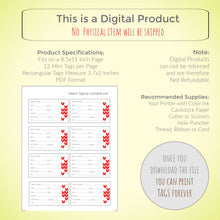 Load image into Gallery viewer, Swatch Printable Tags Labels