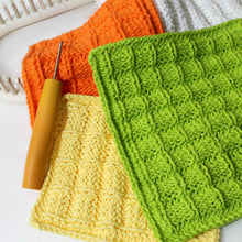 Load image into Gallery viewer, Waffle Stitch Dishcloth / Washcloth  / Bath cloth / Pattern