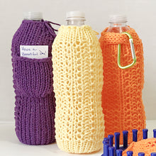 Load image into Gallery viewer, Water Bottle Cover Holder Bag Sack Purse Tote Pattern