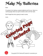 Load image into Gallery viewer, Three (3) Ballerina Dolls Pattern