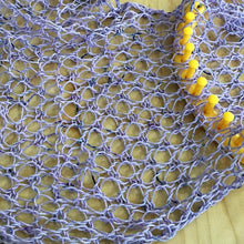 Load image into Gallery viewer, Loom knit shawl scarf pattern