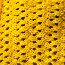 Load image into Gallery viewer, Loom knit stitch Zig Zag Eyelet Pattern on a 24-peg loom Copyright Loomahat
