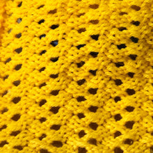 Load image into Gallery viewer, Loom knit stitch Zig Zag Eyelet Pattern on a 24-peg loom Copyright Loomahat