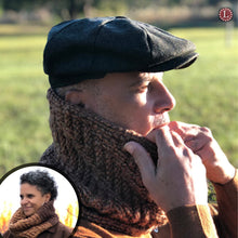 Load image into Gallery viewer, Chevron Stitch Chunky Cowl Scarf Pattern