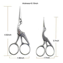 Load image into Gallery viewer, Vintage Style Scissors Stork Crane