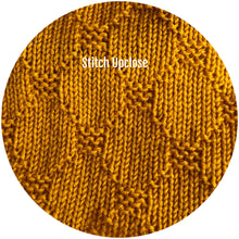 Load image into Gallery viewer, Loom Knit Stitches Quilt Block Pattern