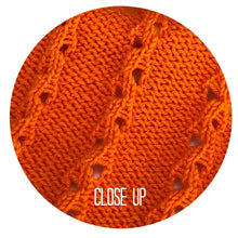 Load image into Gallery viewer, Loom Knit Single Eyelet Stitch Pattern Copyright Loomahat