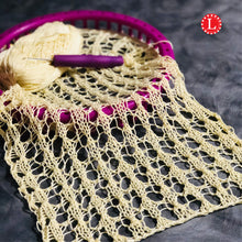 Load image into Gallery viewer, Loom Knit Center Decrease Stitch Pattern