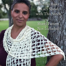 Load image into Gallery viewer, Center Double Decrease Lace Stitch Pattern