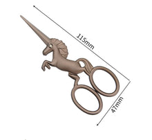 Load image into Gallery viewer, Unicorn Horse Vintage European Style Scissors