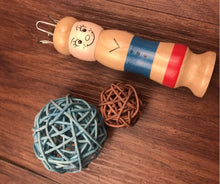 Load image into Gallery viewer, Spool Loom Knit French Knitting Wood Doll  for I cords