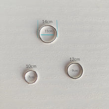 Load image into Gallery viewer, 12 Metal Ring Stitch Markers for Knitting Looms