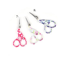 Load image into Gallery viewer, Colorful Vintage Style Storke Crane Scissors